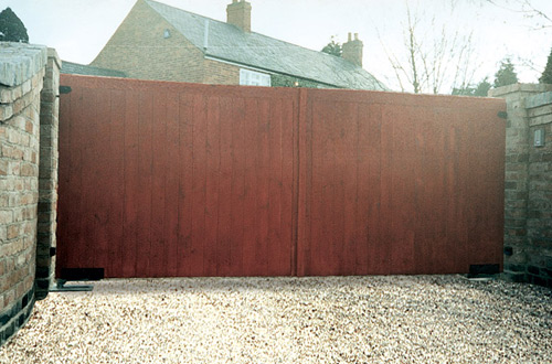 Flat top Wooden Gate